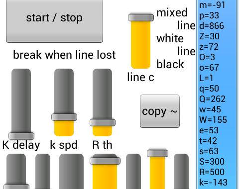 RoboRemo - interfata 1 lifo